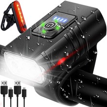 4T6 USB bicycle light + rear light 23677