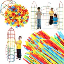 Blocks - straws - set 408 pcs. 22408