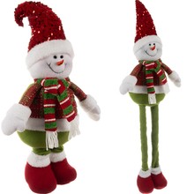 Christmas snowman - telescopic 95cm Ruhhy 22331