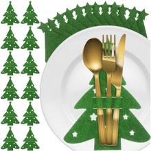 Cutlery case - Christmas trees 12 pcs. Ruhhy 24824