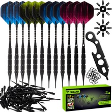 Darts set 12pcs + accessories Trizand 21629