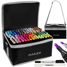 Double-sided markers/pens - 168 pcs. MAALEO 24101