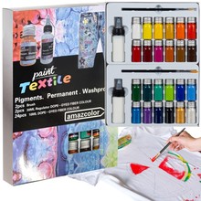 Fabric paints - 24 pcs. 300ml Maaleo 22948