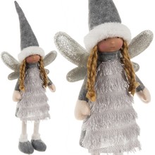 Fairy - Christmas figurine gray Ruhhy 22343