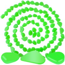 Glowing stones - 100pcs green set