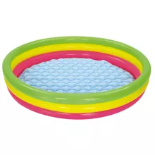 Inflatable rainbow pool 152cm Bestway 51103