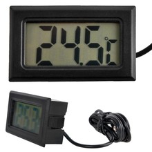 LCD thermometer for refrigerator with probe