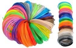 PLA 3D filaments - set 30pcs x 5m