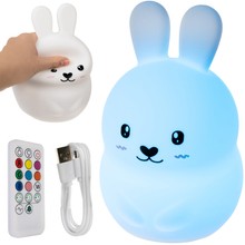 RGB Night Light with Remote Control - Rabbit 