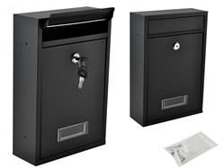 S6237 letterbox - black