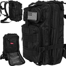Small black tourist backpack 23089