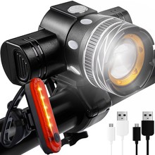 T6 USB bike light + rear light 23681