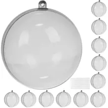 Transparent baubles - set of 12 Ruhhy 20508