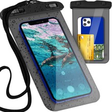 Waterproof phone case - black