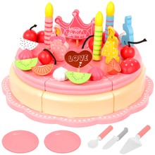 Wooden birthday cake