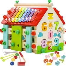 Wooden educational house Kruzzel 22564