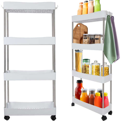 Bathroom shelf on wheels Ruhhy 24291