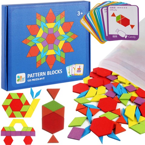 Educational puzzle - geometric figures