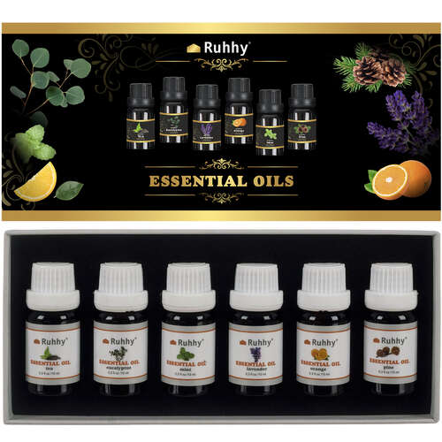 Essential oil - set of 6 pcs. 10ml Ruhhy 21939