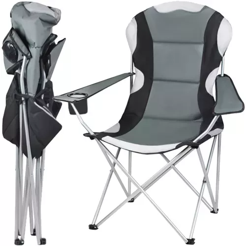 Fishing chair black and gray 23674