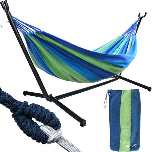 Garden hammock 200x150cm with frame