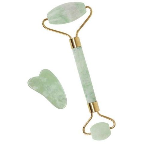 Jade face massager