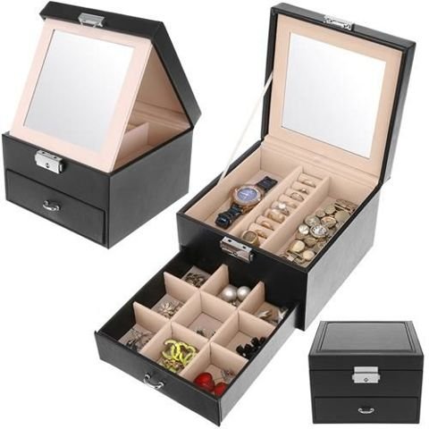 Jewelry case - black K8898 Beautylushh