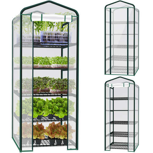 Mini foil greenhouse - 5 shelves 23359