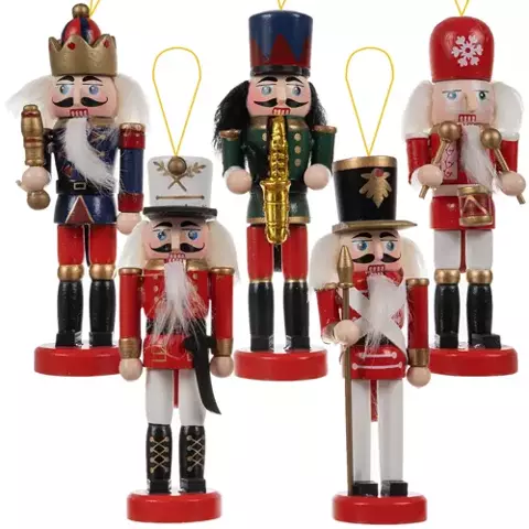 Nutcracker for Christmas tree - 5 pcs. 20358