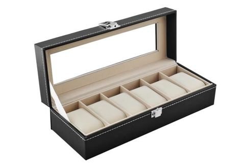 Organizer for watches 6 compartments
