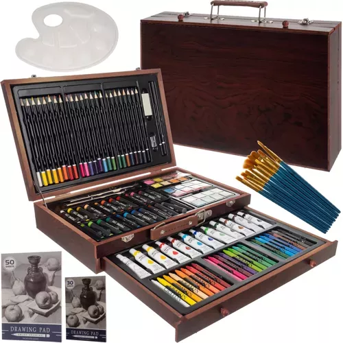 Painting set in a suitcase - 129pcs Maaleo 21644