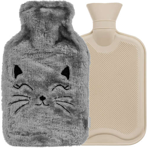 Rubber hot water bottle in cover 1800ml Ruhhy 24535