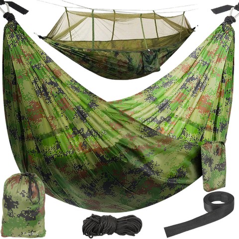 Santiago Army Tourist Hammock 260x140cm Net