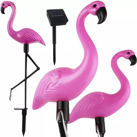 Solar garden lamp - flamingo Gardlov 21151