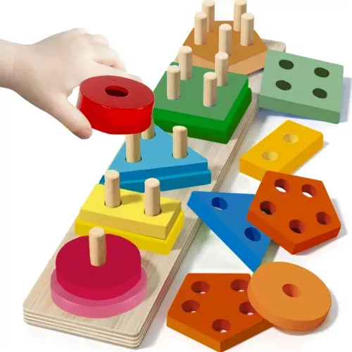 Sorter - wooden puzzle Kruzzel 22492