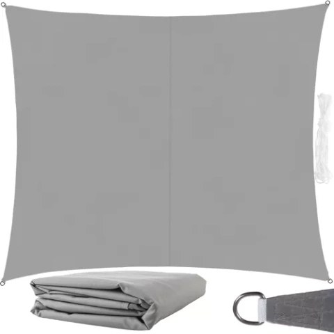 Sunshade sail 3x2m - gray Gardlov 23162