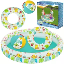 Aufblasbarer 3-in-1-Pool für Kinder BESTWAY 51124