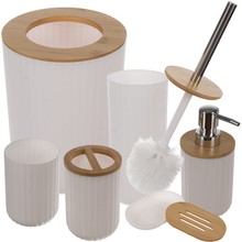 Badezimmerzubehör-Set - weiß Ruhhy 24635