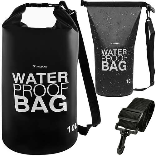 Wasserdichte Tasche 10L schwarz 23565