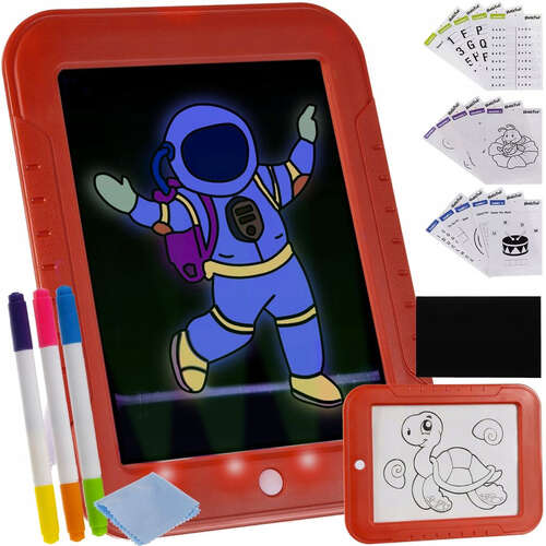 Zaubertafel Kinder Tablet Magic Drawing Pad LED Zeichenstifte 16950
