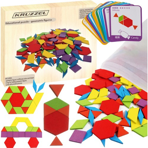 Lernpuzzle - geometrische Figuren