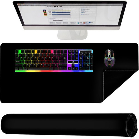 Mouse and keyboard pad - black P18625