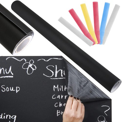 Self-adhesive chalk board