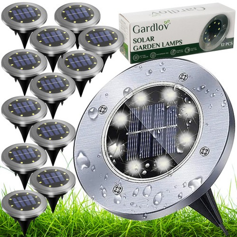 Solar garden lights - 12 pcs. Gardlov 24001