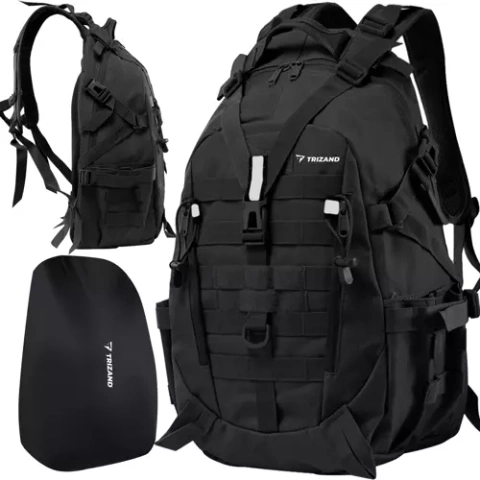 Military/Hiking Backpack Black Trizand 20534