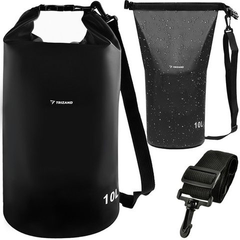 Wasserdichte Tasche 10L schwarz 23565