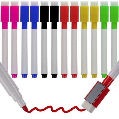 Dry-erase markers - set of 12 pcs. Maaleo 21646