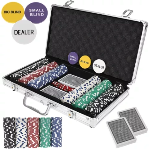 Poker - Set of 300 chips in a case HQ 23528