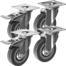 Swivel wheels - set of 4 Malatec 22537