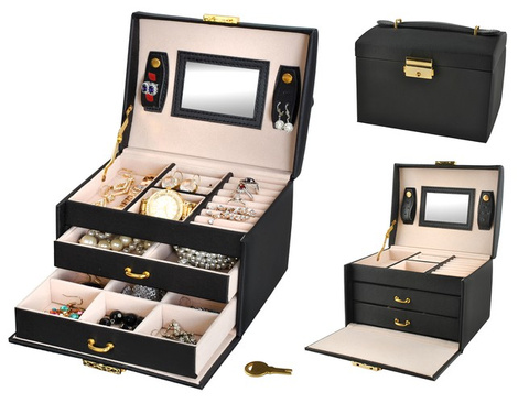 Jewelry box/case - black